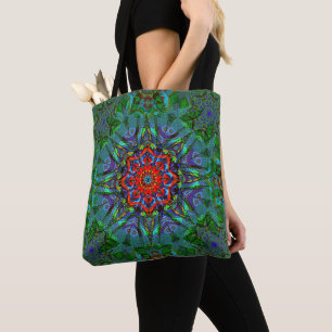 Tote Bag Confianza texture textile mandala motif