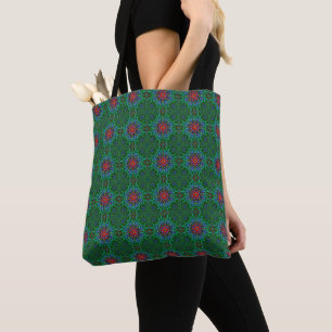 Tote Bag Confianza texture textile mandala motif