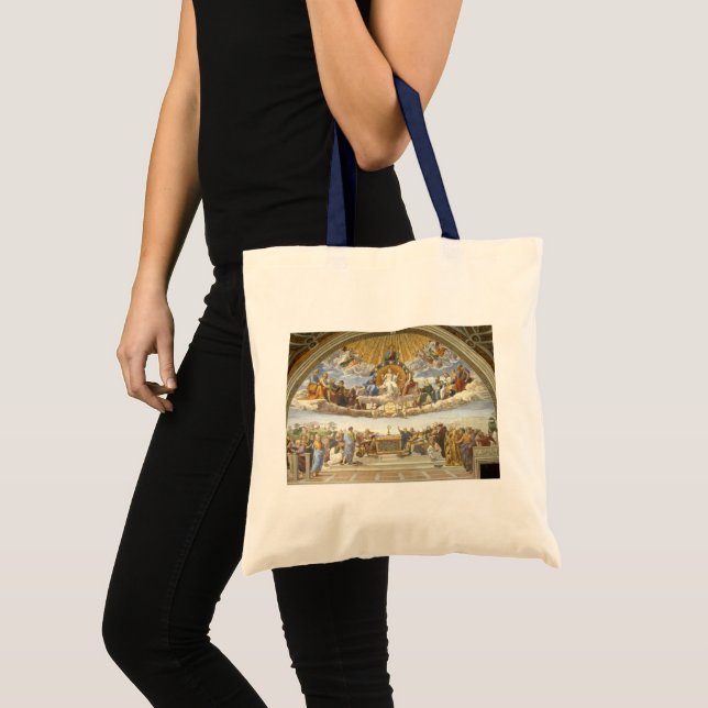 Tote Bag Conflit du Saint Sacrement, Raphael Sanzio (Devant (produit))
