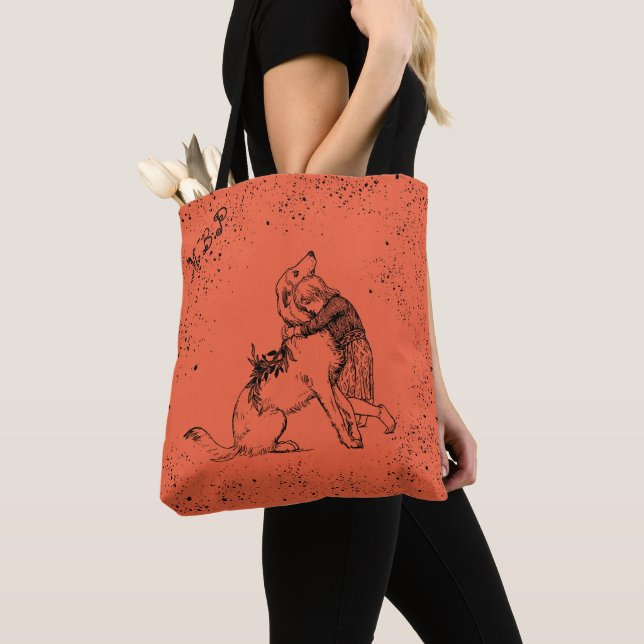 Tote Bag Confort de chien personnalisable (De près)