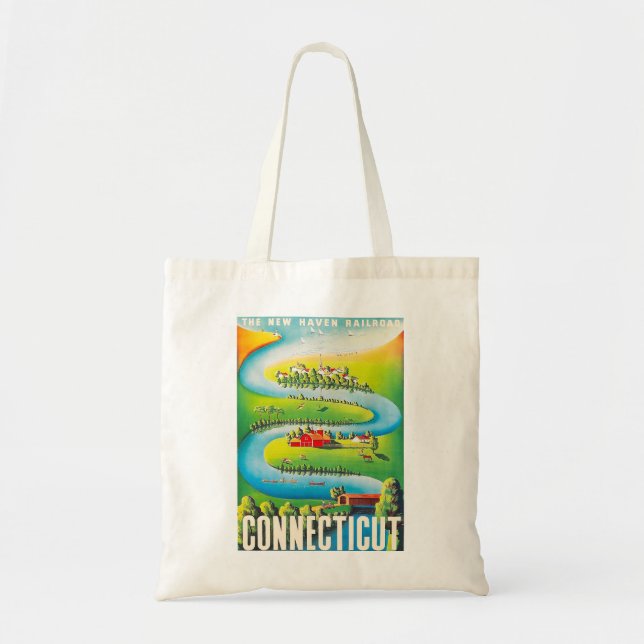 TOTE BAG CONNECTICUT (Devant)