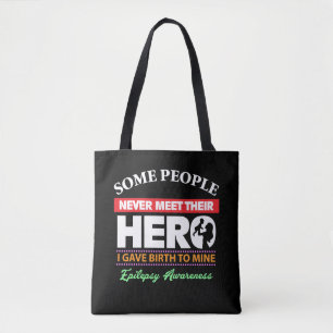 Tote Bag Conscience d'épilepsie - j'ai donné naissance au