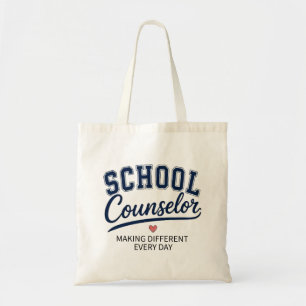 Tote Bag Conseiller d'orientation faisant une différence ch