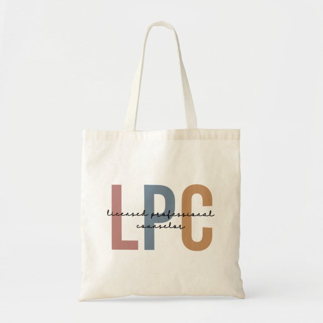 Tote Bag Conseiller professionnel agréé LPC (Devant)