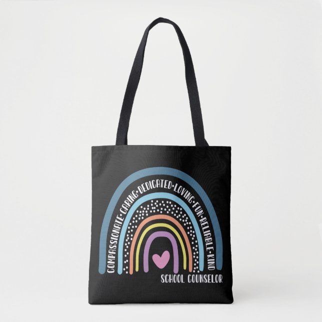 Tote Bag Conseiller scolaire Soins compatissants Dédiés (Devant)