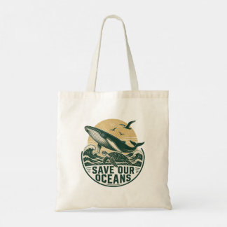 Tote Bag Conservation Environnementale Sauvegardons Nos Océ