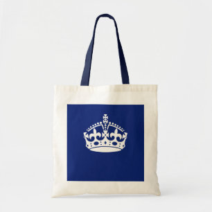 Tote Bag Conserver l'icône de la couronne calme sur le ble