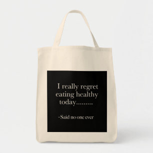 Tote Bag Consommation de l'épicerie saine Fourre-tout