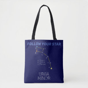 Tote Bag Constellation de l'hémisphère Nord Ursa mineure