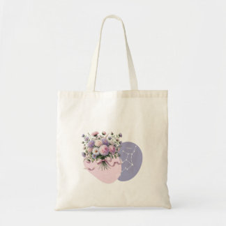 Tote Bag Constellation Vibrante Aster Virgo Constellation D