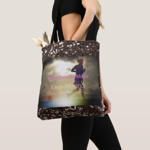 Tote Bag Continuez à déplacer la Parties scintillant Brow