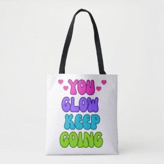 Tote Bag Continuez à vous éveiller - Conception brillante e