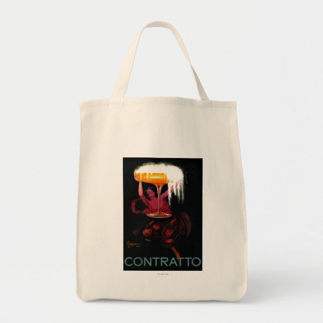 Tote Bag Contrat Vintage PosterEurope (Devant)