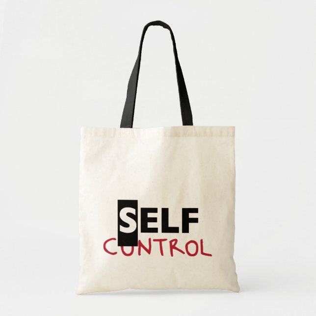 Tote Bag Contrôle de soi (Devant)