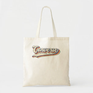Tote Bag Converse Sports Nom Vintage Retro Cadeau Hommes Fe