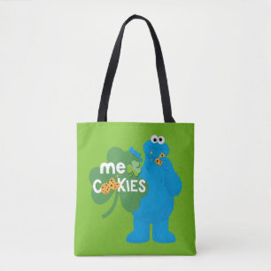 Tote Bag Cookie Monster   Amour shamrock