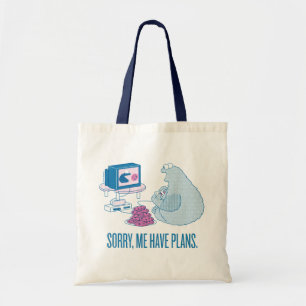 Tote Bag Cookie Monster   Désolé, J'Ai Des Plans