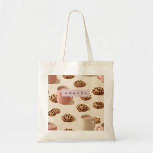 Tote Bag Cookies et lait Cute Pastel personnalisés