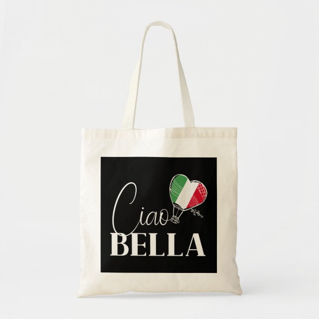 Tote Bag Cool Ciao Bella Graphisme pour un miel d'Italie ro (Devant)