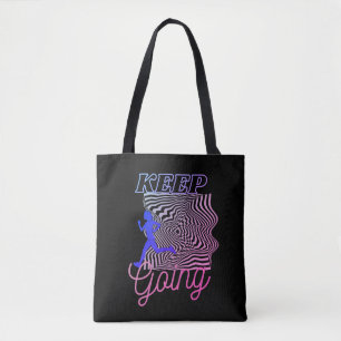 Tote Bag Cool moderne courant violet noir