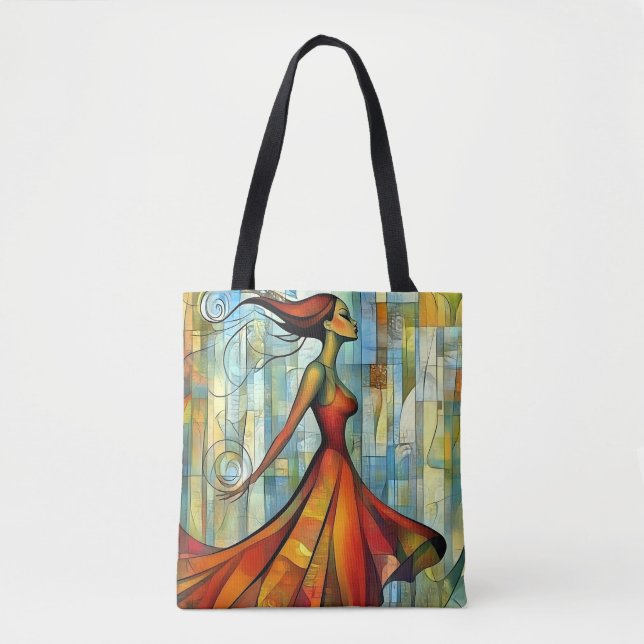 Tote Bag Cool moderne original unique tendance Imaginaire f (Devant)