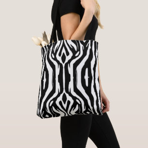 Tote Bag Cool personnalisé sauvage Zebra Motif d'impression