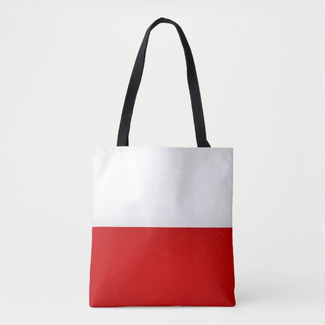 Tote Bag Cool Pologne Drapeau mode (Devant)