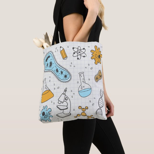 Tote Bag Cool science Geek biologie art (De près)