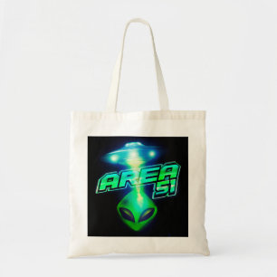Tote Bag Cool Zone 51 Espace Alien