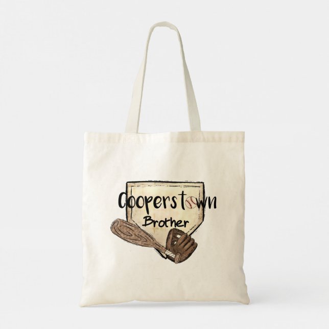 Tote Bag Cooperstown NY Brother tournoi de baseball (Dos)