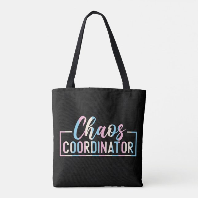Tote Bag Coordinateur du Chaos (Dos)