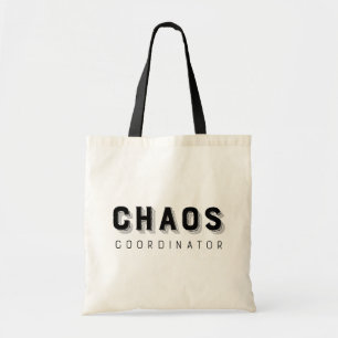 Tote Bag Coordinateur du Chaos Typographie