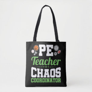 Tote Bag Coordinateur PE Teacher Chaos
