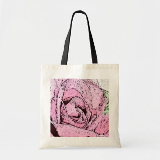 Tote Bag Copie de bloc rose d'héritage