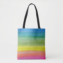 Copie Fourre-tout d'aquarelle d'arc-en-ciel