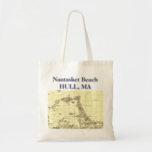Tote Bag Coque, plage du Massachusetts 02045 Nantasket