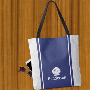 Tote Bag Coquille nautique sur la marine