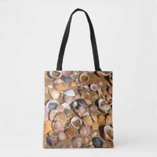 Tote Bag Coquilles sur une plage sablonneuse Andalousie,