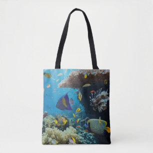 Tote Bag Corail et poissons en Mer Rouge, Egypte