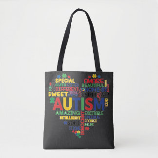 Tote Bag corazon autismo