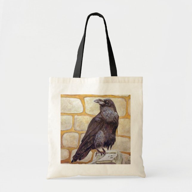 Tote Bag Corbeau (Devant)