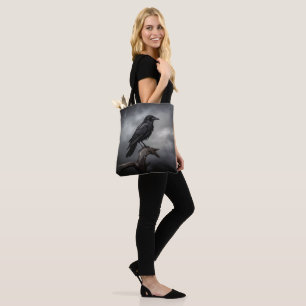 Tote Bag Corbeau d'Halloween
