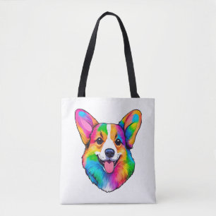 Tote Bag Corgi couleur