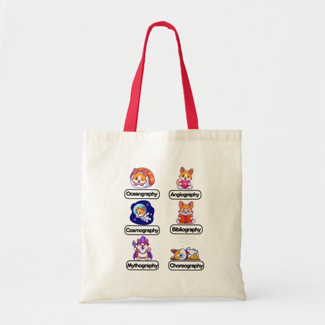 Tote Bag Corgi fourre-tout (Devant)