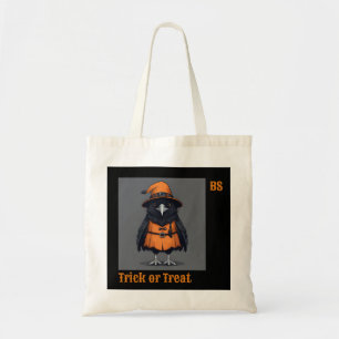 Tote Bag Corneille d'Halloween mignonne sous déguisement