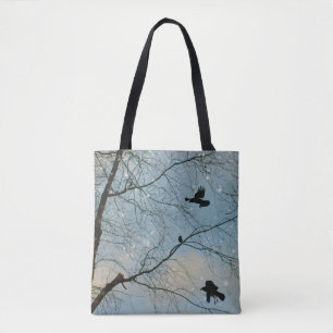 Tote Bag Corneilles d'hiver