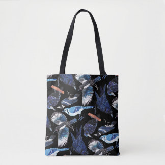 Tote Bag Corneilles et noir de Corvids