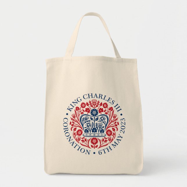 Tote Bag Coronation du roi Charles III (Devant)