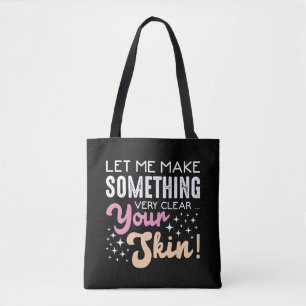 Tote Bag Cosmetician Cosmetician, artiste, s'occupe de la p