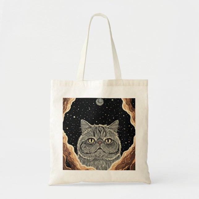Tote Bag Cosmic Cat (Devant)